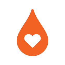 MLKCH dark orange diabetes icon
