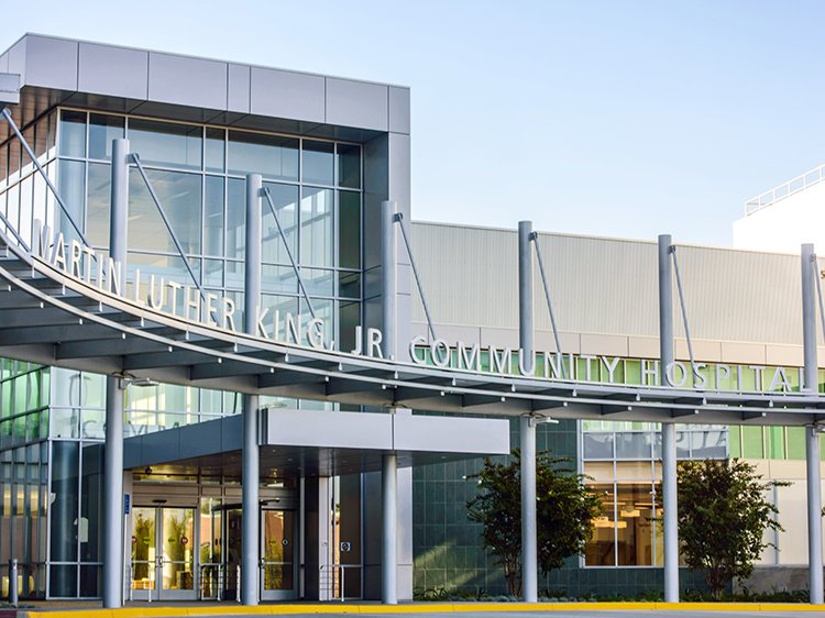 Photo of MLKCH Hospital exterior