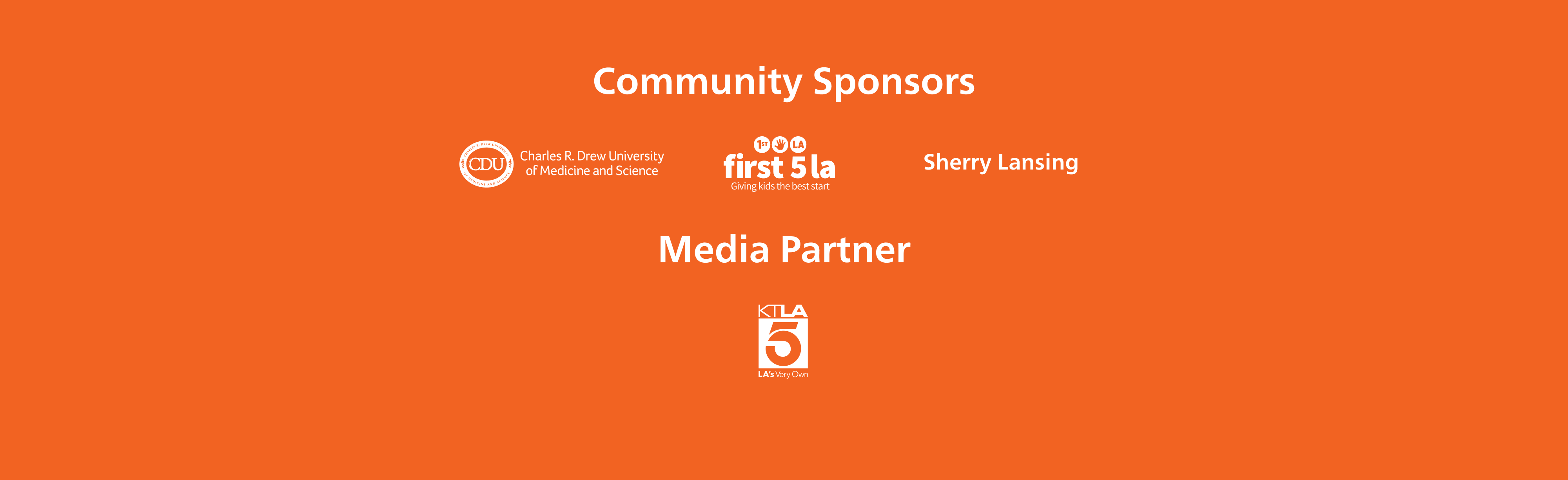 The Dream Show 2025 Community and Media Sponsor Logos