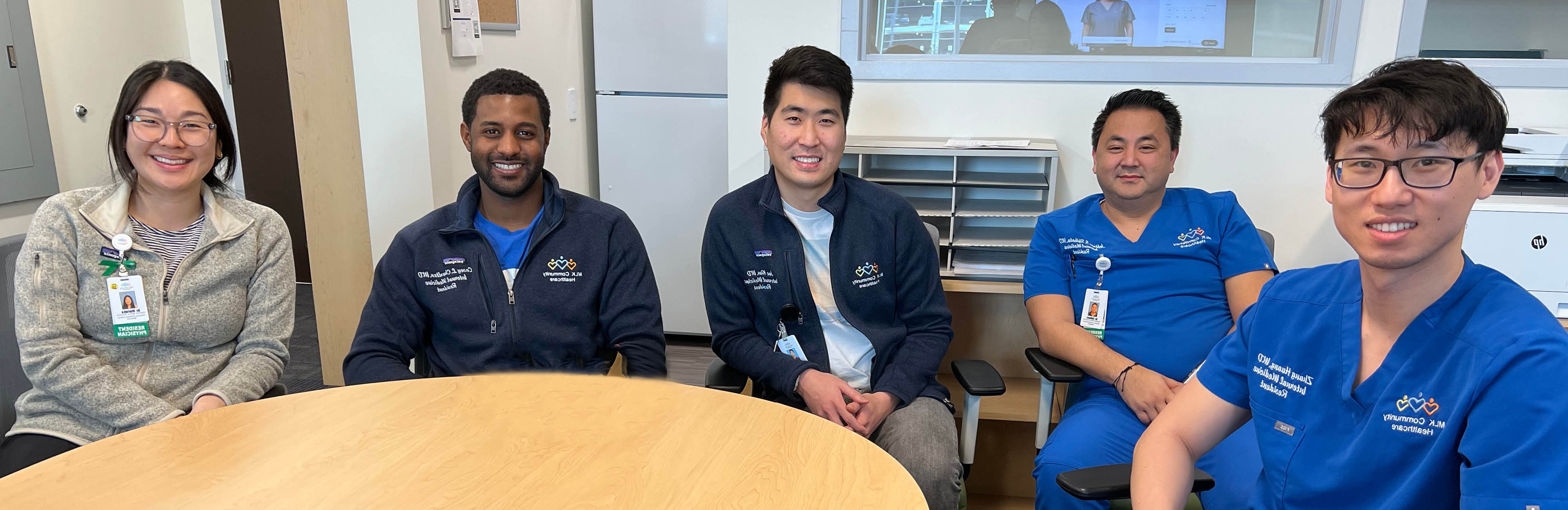 Group of doctors smiling