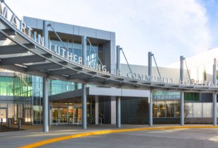 Facade of MLK Community Hospital